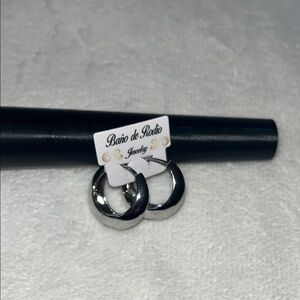 Silver Hoop Earrings